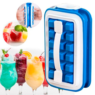 Льодниця герметична Fill&Carry Without Spilla 18 кубиків ∙ Контейнер &ndash; льодовиця ∙ Форма для льоду 51407 фото