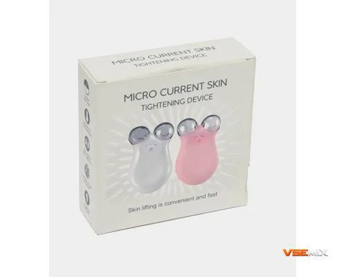 Вібраційний масажер Micro Current Skin для обличчя та тіла &bull; Апарат для догляду за шкірою, розслаблення та домашнього б&rsquo;юті-масажу 58153 фото