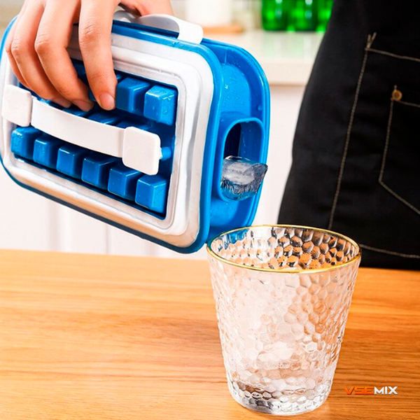Льодниця герметична Fill&Carry Without Spilla 18 кубиків ∙ Контейнер &ndash; льодовиця ∙ Форма для льоду 51407 фото