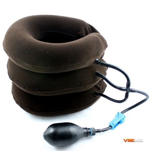 Массажер - воротник для шеи Tractors for cervical spine ∙ Лечебный надувной воротник для разгрузки и массажа шеи 45037 фото