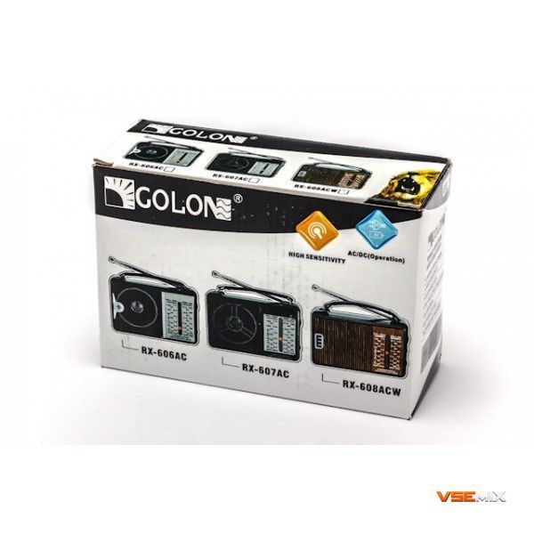 Радиоприемник GOLON RX-606 13245 фото