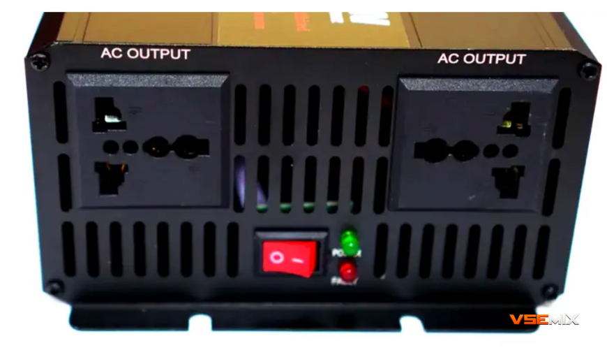 Преобразователь напряжения Eryone 12V &rarr; 220V 6000W чистая синусоида с LCD ∙ Инвертор для дома, авто и резервного питания 57269 фото