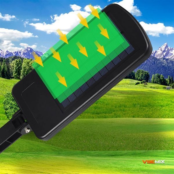 Прожектор LED настінний LL-68T сенсорний вуличний із сонячною панеллю та пультом ∙ Вуличний LED-прожектор LL-68T із сонячною батареєю та пультом 56962 фото
