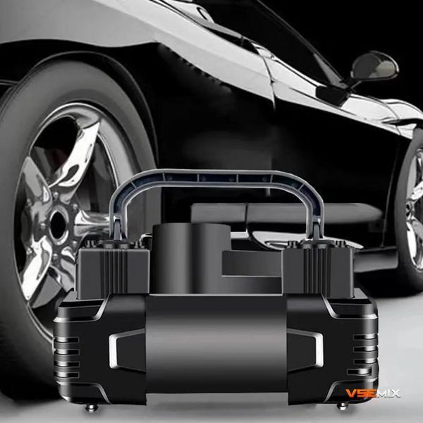 Автомобільний компресор XL-1025 12V &bull; Портативний насос для шин, човнів, матраців і м&rsquo;ячів 55520 фото