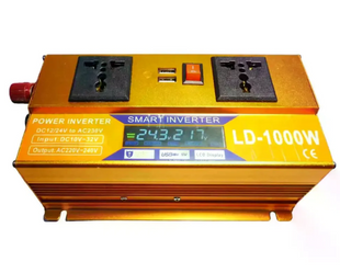 Інвертор 5 CORE SC-1000VA 1000W 12V &bull; Перетворювач напруги 12V-220V 660 Вт з USB 58861 фото