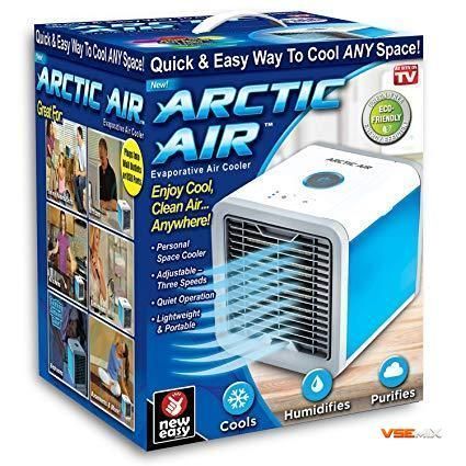 Мобільний міні кондиціонер Arctic Air охолоджувач зволожувач повітря переносний компактний портативний від USB 63004 фото