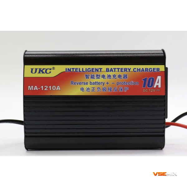 Автоматическое импульсное зарядное устройство MA-1210A 12V 10A с амперметром &bull; Зарядка для автомобильных и мотоциклетных аккумуляторов 56839 фото