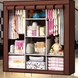 Шкаф тканевый складной STORAGE WARDROBE 88130 на 3 секции 130х45х175 см 50217 фото 2