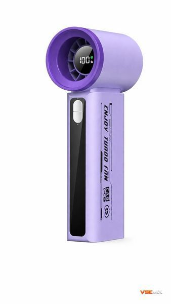Портативный ручной вентилятор T-08 с аккумулятором и USB зарядкой &bull; Компактный мини вентилятор для дома, офиса и путешествий 57638 фото