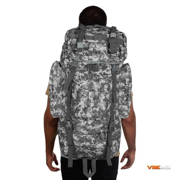 Армейский рюкзак A21 Pixel 70L с системой MOLLE ∙ Тактический рюкзак A21 Pixel 70L 56709 фото
