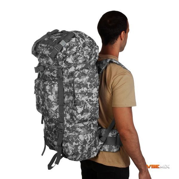 Армейский рюкзак A21 Pixel 70L с системой MOLLE ∙ Тактический рюкзак A21 Pixel 70L 56709 фото