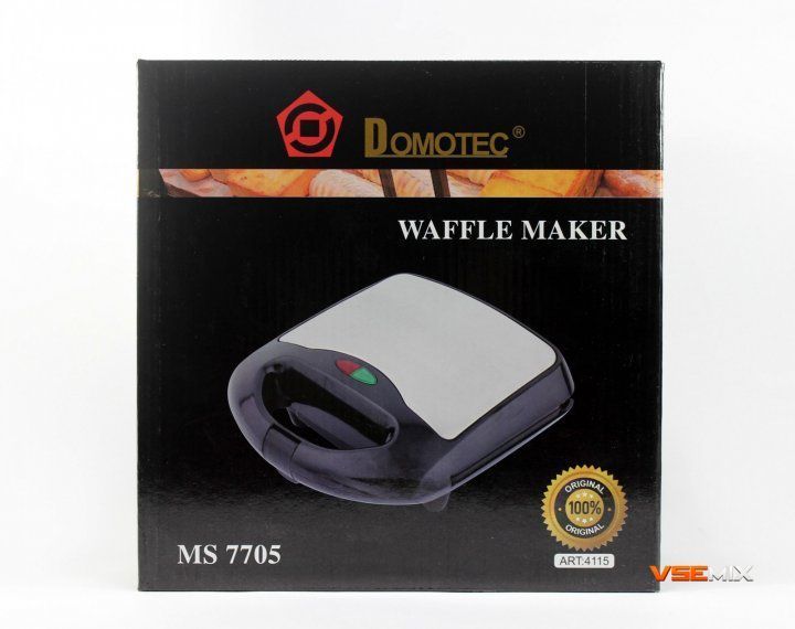 Вафельниця Domotec MS 7705 для створення пишних вафель вдома 51167 фото