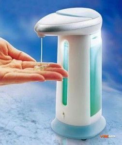 Сенсорна мильниця Soap Magic ∙ Автоматичний дозатор - диспенсер для рідкого мила 60019 фото