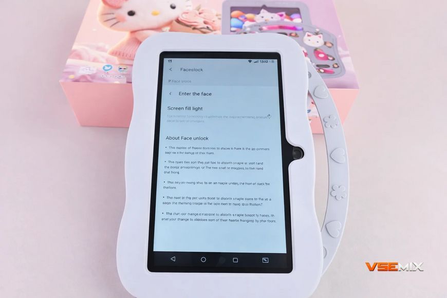 Детский планшет G123 Hello Kitty с Wi-Fi на Android 7 дюймов &bull; Детский Android планшет для игр, обучения, мультфильмов и подарка девочке 57551 фото