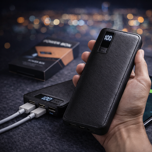 Павербанк Smart Tech 50000 mAh &bull; Портативний Power Bank із 3 USB, LED-ліхтариком та індикатором заряду 205435565 фото
