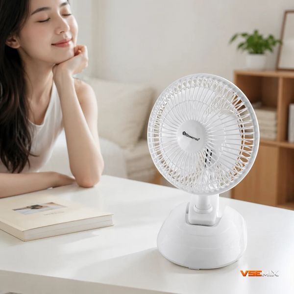 Підлоговий вентилятор DOMOTEC MS-1623 White &bull; Побутовий вентилятор для дому, офісу та кімнати &bull; Потужний вентилятор для охолодження і циркуляції повітря 57823 фото