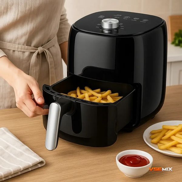 Фритюрниця Crownberg CB 5540 &bull; Електрична фритюрниця 2 л для дому з регульованим термостатом 55985 фото