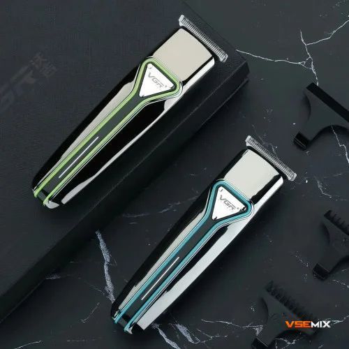 Машинка для стрижки VGR V-008 аккумуляторная USB ∙ Триммер для волос, бороды и усов с LED-дисплеем и съемными насадками 57757 фото