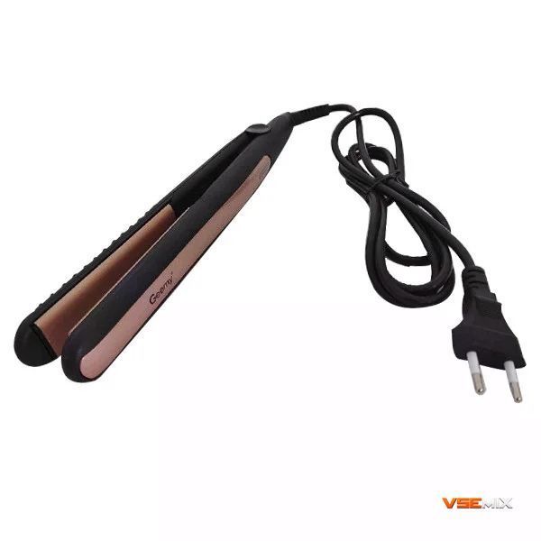 Утюжок-выпрямитель для волос GEMEI GM-2955S с турмалиновым покрытием &bull; Щипцы для выпрямления и укладки волос с нагревом 120&ndash;200&deg;C 57651 фото