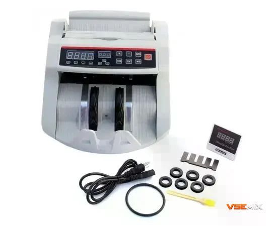 Счётная машинка MG-2089 белая &bull; Счётчик банкнот Bill Counter 2089 UV/MG с детектором валют, фасовкой и выносным дисплеем 57912 фото