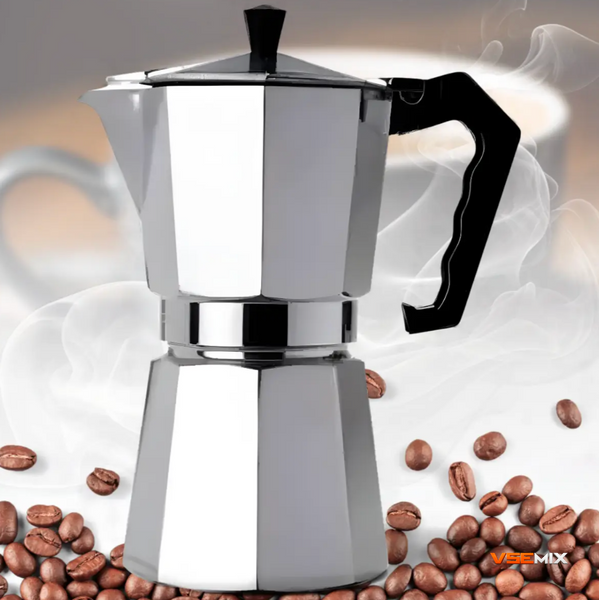 Гейзерная кофеварка UNIQUE UN-1911 на 3 порции 135 мл &bull; Для индукционных плит 56911 фото
