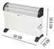Конвектор Domotec Heater MS-5904 ∙ Потужний домашній конвекторний обігрівач 2000Вт 11757 фото 4