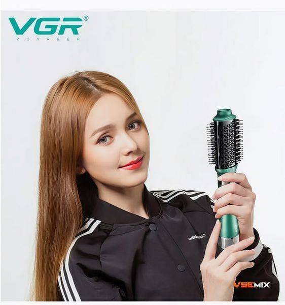 Фен-щітка для волосся VGR професійний повітряний стайлер V-493 4 в 1 &bull; Професійний стайлер для укладання волосся 55876 фото