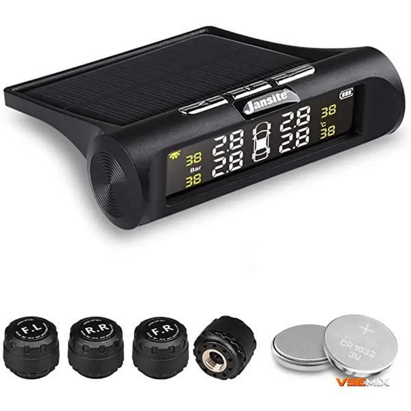Бездротова система контролю тиску в шинах TPMS зовнішні датчики ∙ Система TPMS контролю тиску в шинах 56553 фото