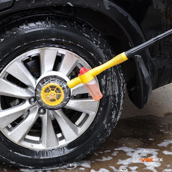 Насадка-щітка для шлангу Water Blast Cleaner Roto Brush &bull; Обертова щітка високого тиску з резервуаром для миючого засобу 52701 фото