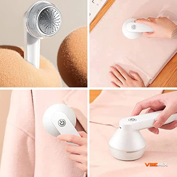 Беспроводная машинка для удаления катышек Lemex Lint Trimmer USB 52748 фото