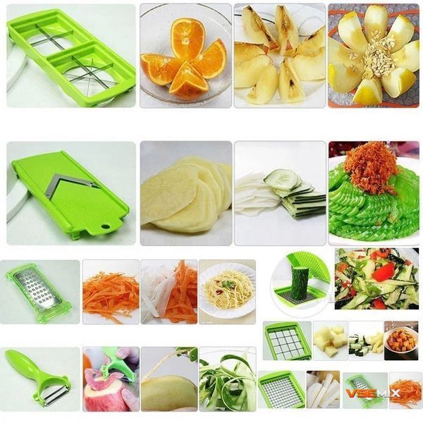 Мультирезка - овощерезка Nicer Dicer Найсер-Дайсер ∙ 11 видов шинковки 13556 фото