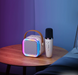 Детский караоке набор Bluetooth: беспроводной микрофон + колонка с RGB подсветкой 52513 фото 4