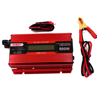 Перетворювач струму UKC 500W KC-500D 12V-220V з LCD дисплеєм &bull; Автомобільний інвертор з USB та захистом від перевантаження 12040 фото